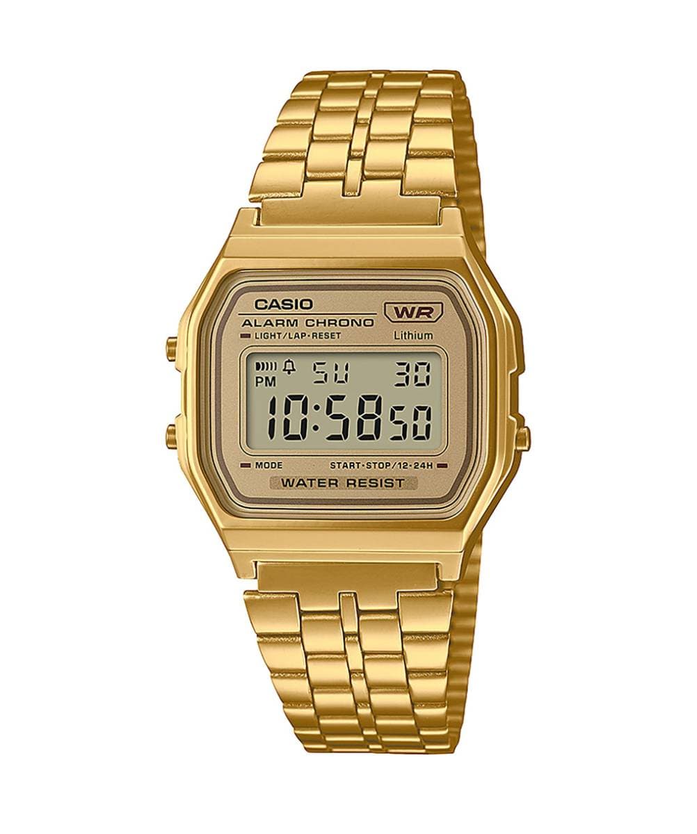 MONTRE CASIO VINTAGE RETRO NUMÉRIQUE OR