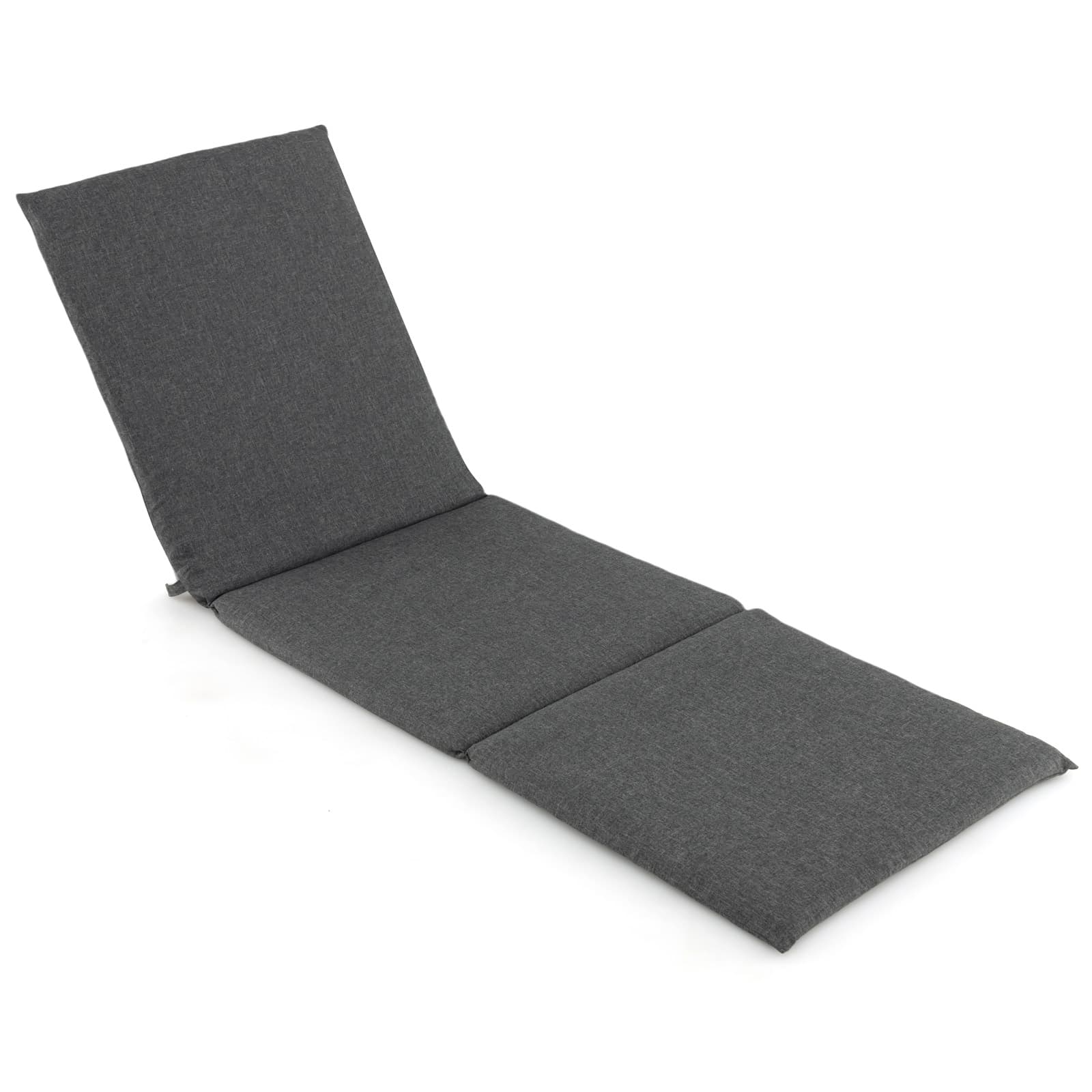 Coussin pour Chaise Longue d'Extérieur Coussin pour Meuble de Patio Sangles de Fixation à Crochets e